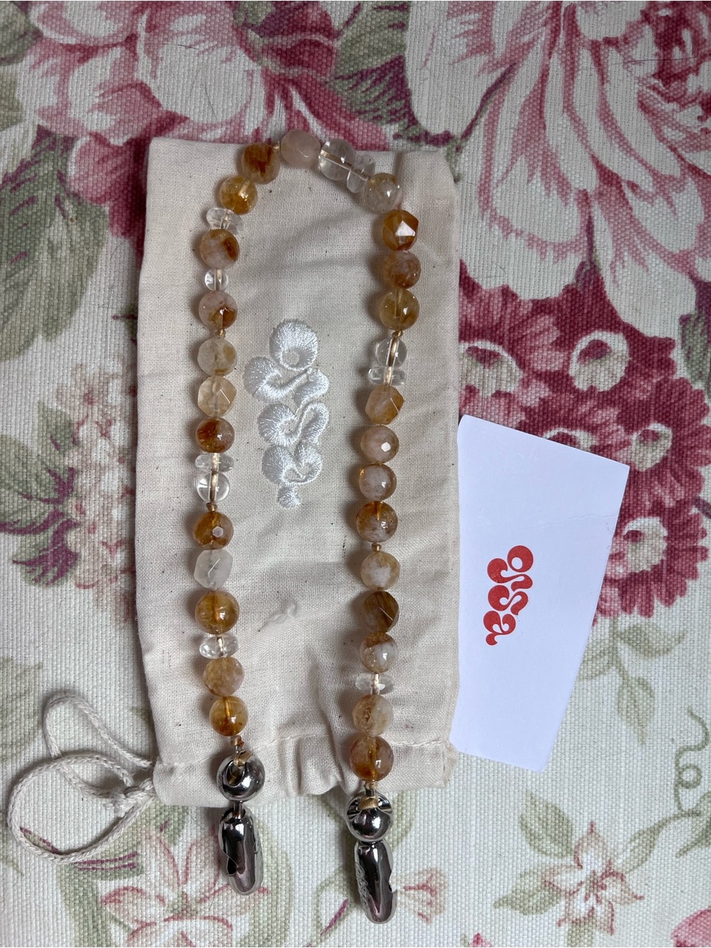 BNWT ossa 🧡 citrine wristlet phone strap